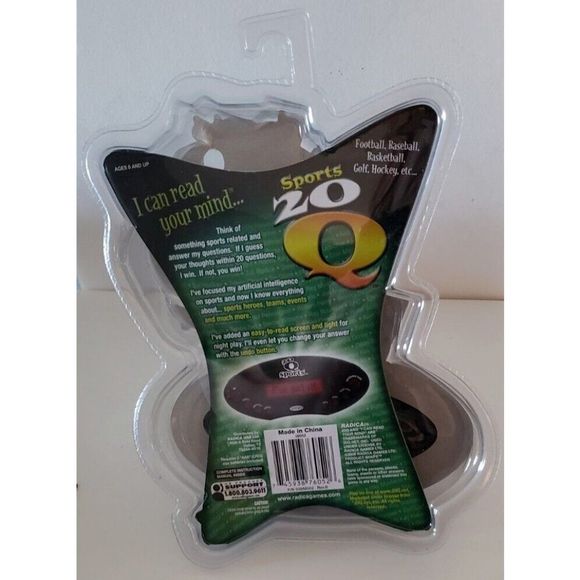 20 Q Twenty Questions Sports Electronic Trivia Game Radica 2006 Brand Ne… - Picture 2 of 2